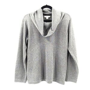 Coldwater Creek top petite large silver